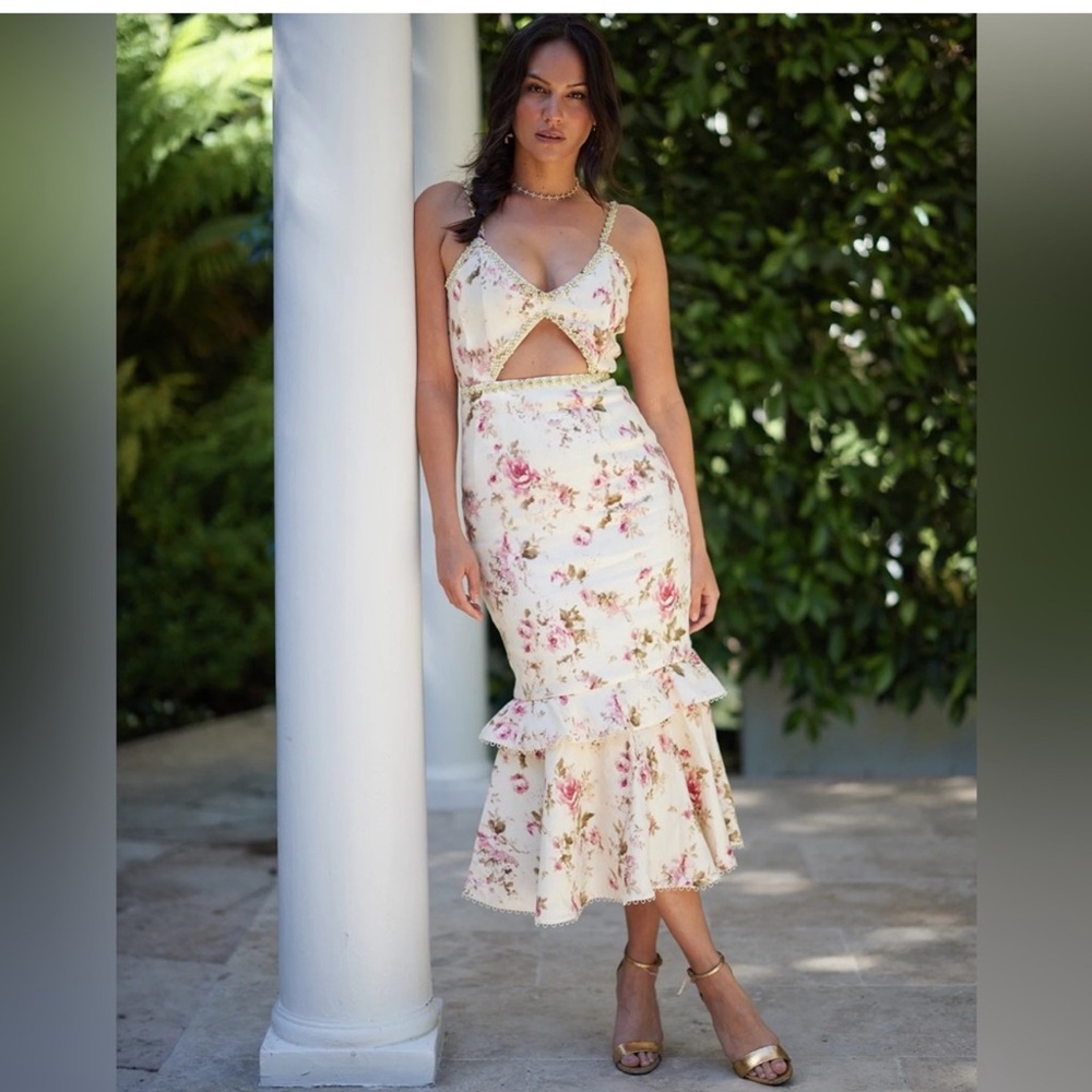 V. Chapman Luna Dress in English Rose